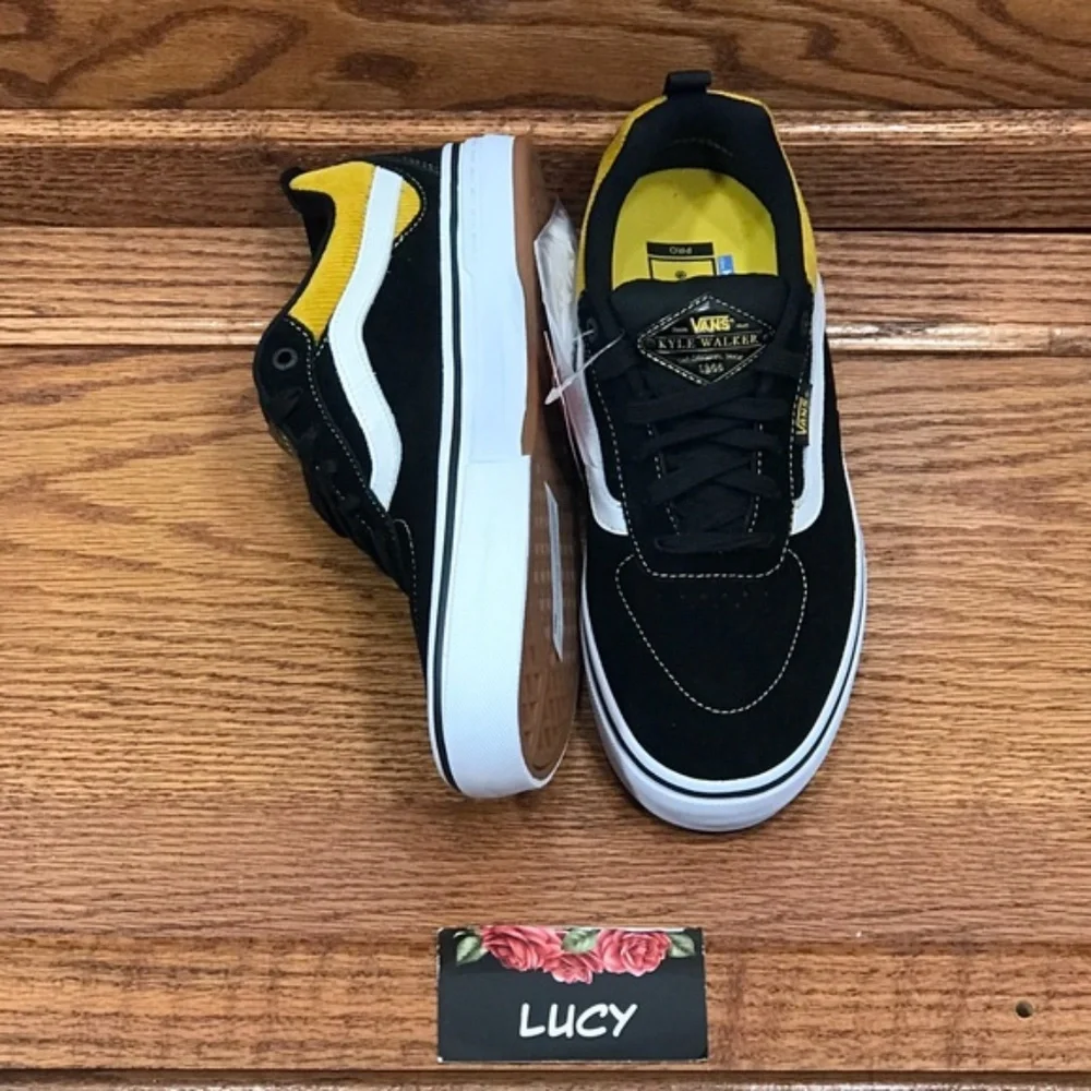 Vans Kyle‎ Walker Corduroy Black Yolk Yellow Shoes